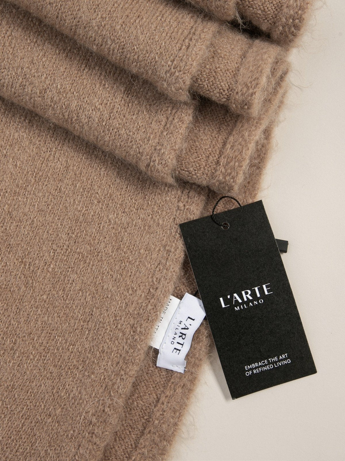Scarf with Baby alpaca wool-3