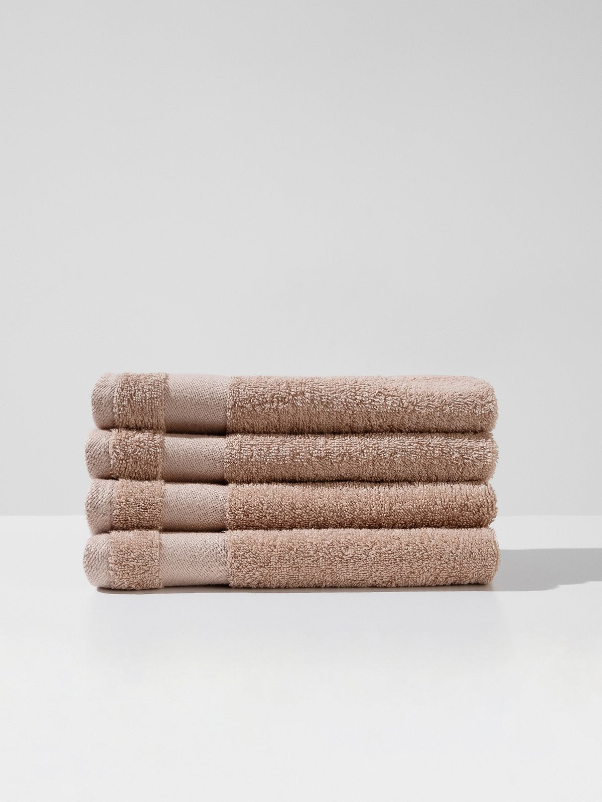 Cotton towel set in a basket – (4 pcs, 30 x 50 cm)-3