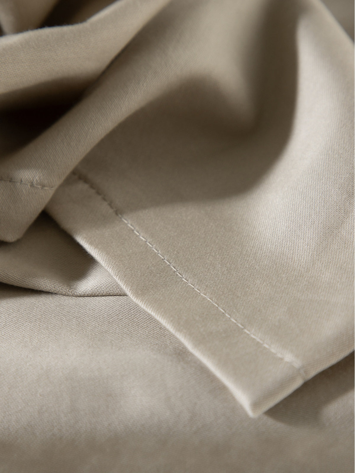Satin fitted sheet, 180x200 cm-3