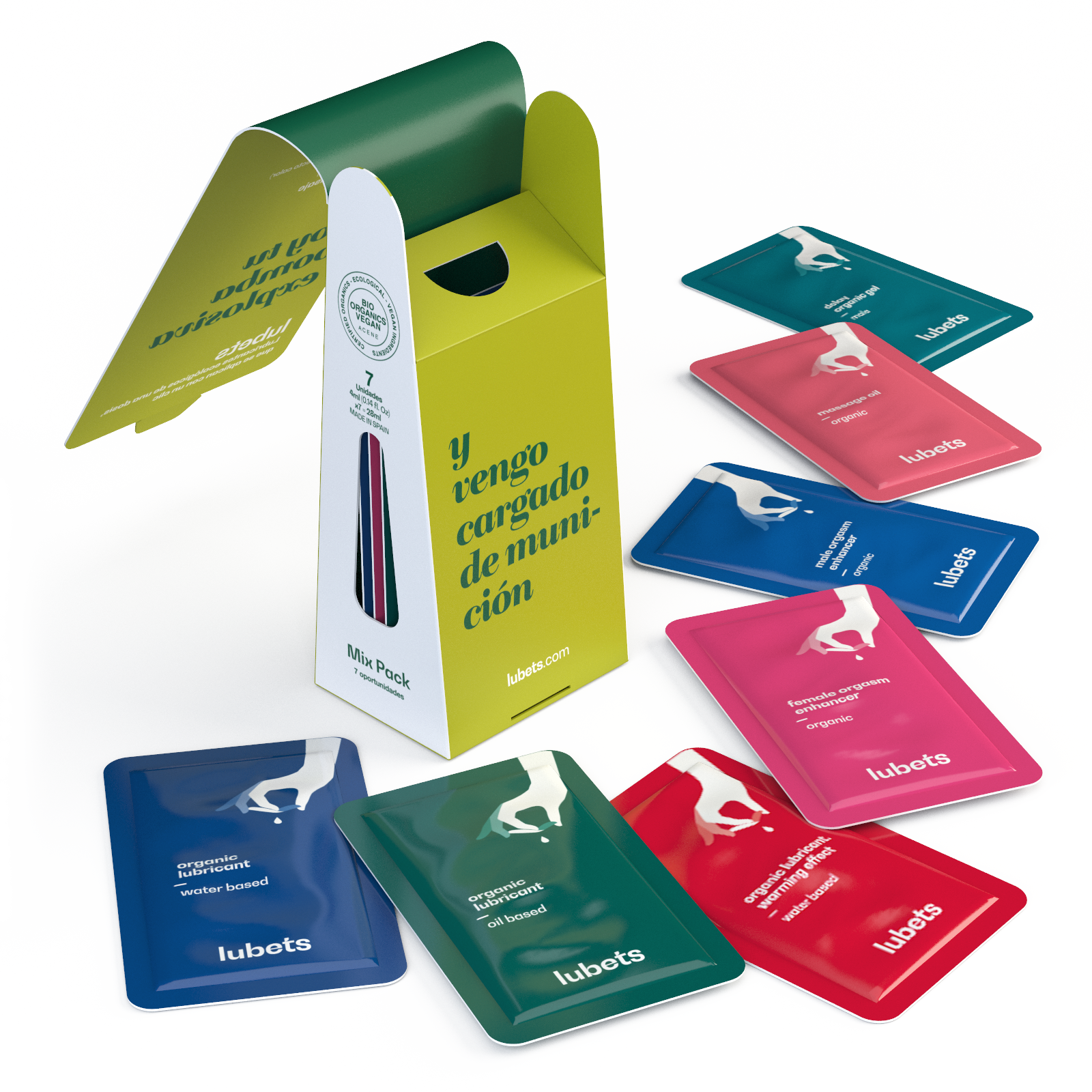 Mix Pack Lubets: lubricantes, potenciadores y aceites ecológicos-1