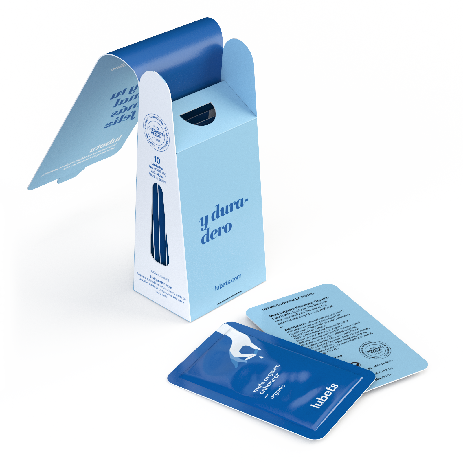 Lubricante potenciador masculino | Gel íntimo ecológico Lubets-1