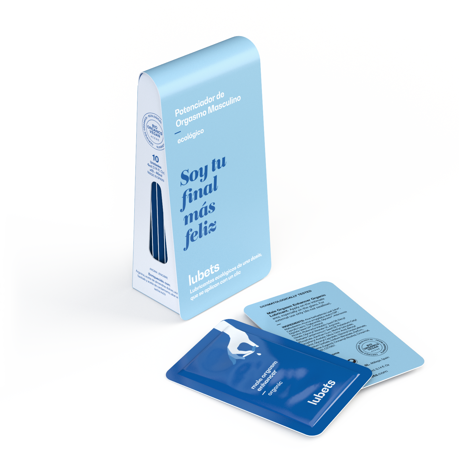 Lubricante potenciador masculino | Gel íntimo ecológico Lubets-0