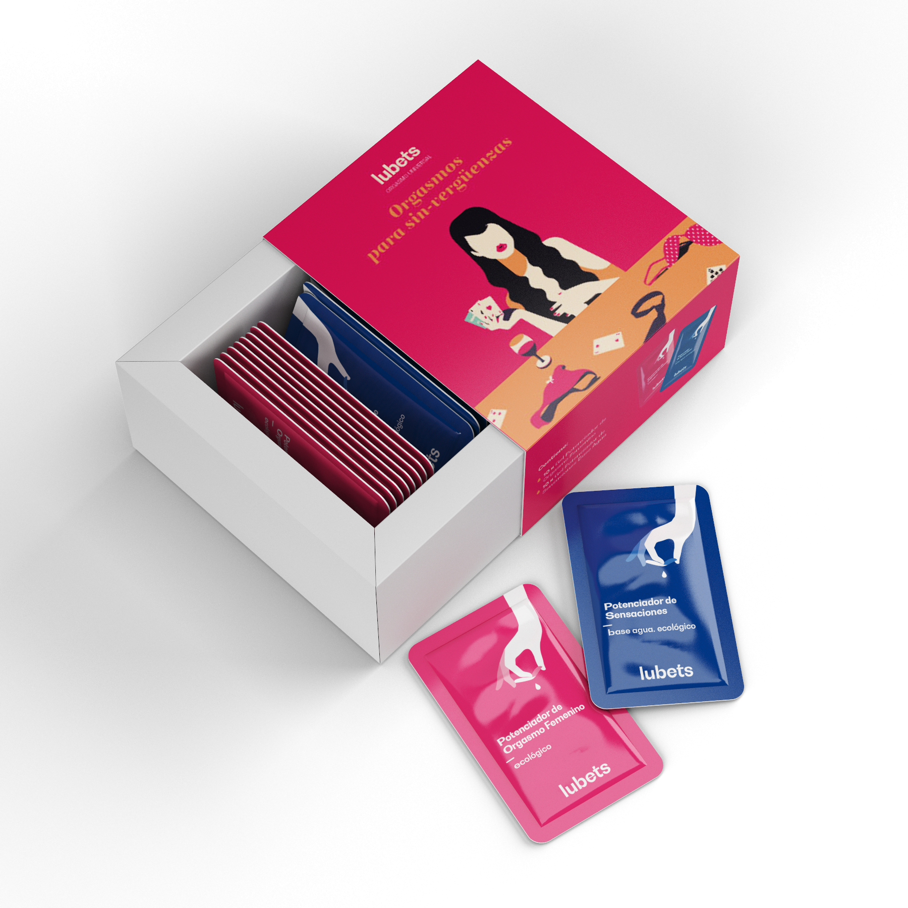 LUBETS Pack Regalo Sin Vergüenzas: potenciadores íntimos ecológicos para mujeres-0